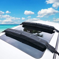 Pair of Universal Soft Roof Rack Kayak Surfboard Universal for Car SUV