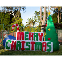 180cm Inflatable Merry Christmas Tree with Light