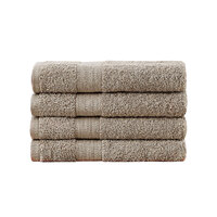 Linenland Bath Towel 4 Piece Cotton Hand Towels Set - Sandstone
