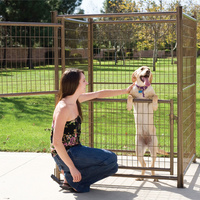 1.7m Height Double Door Pet Pen Dog Enclosure Kennel