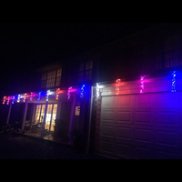 Firecracker Style Icicle Light 800 LED Multi Color
