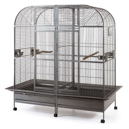 Double Cage with center divider for Bird Parrot Aviary - Flyline